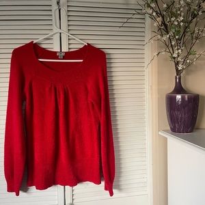 Worthington Shimmer Red Sweater - Size Lg